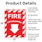 Signmission Fire Extinguisher with Arrow OSHA ANSI Sign, Aluminum, 12in W x 18in L, 2PK OS-2PACK-MISC-A-1218-L-19492 - alternate 3